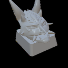 keycap genshin impatto xiao maschera 3d print model - Mito3D