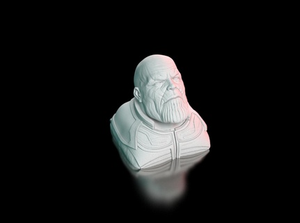 klavye tuşu hayret Thanos Yenilmezler artkey 3d print model - Mito3D