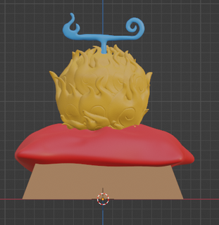 keycap mera fruit Various key pc low-hanging ace one piece devil luffy 3d print model - Mito3D