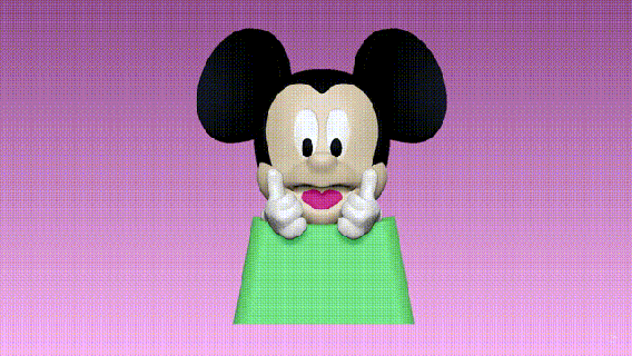 tecla mickey rato brinquedo 3d print model - Mito3D