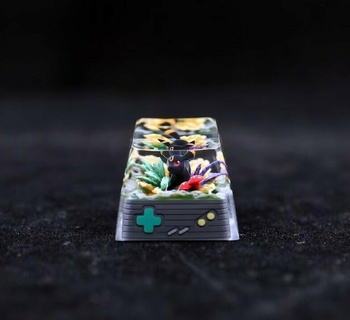 keycap resin pokemon umbreon  3d print model - Mito3D