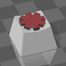 keycap rhcp - key red hot chili peppers 3d print model - Mito3D