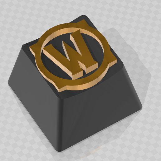 keycap wow - key 3D print model - Mito3D