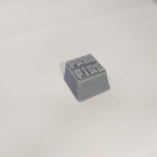 keycaps livre fogo jogos personalizadas razer redragon teclado 3d print model - Mito3D