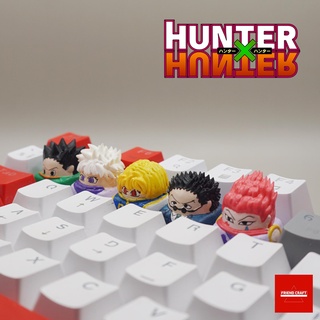 keycaps hunter x gon killua kurapika leorio hisoka keycap key stl 3d artisan 3d print model - Mito3D