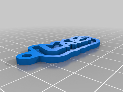 keychain lars personalizado llaveros joyería joya llaves 3d print model - Mito3D