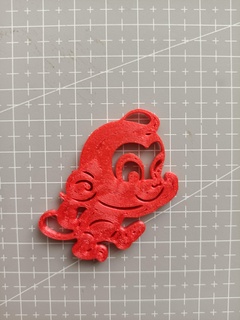 keychain-monkey 3d print model - Mito3D