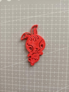 keychain rabbit 3d print model - Mito3D