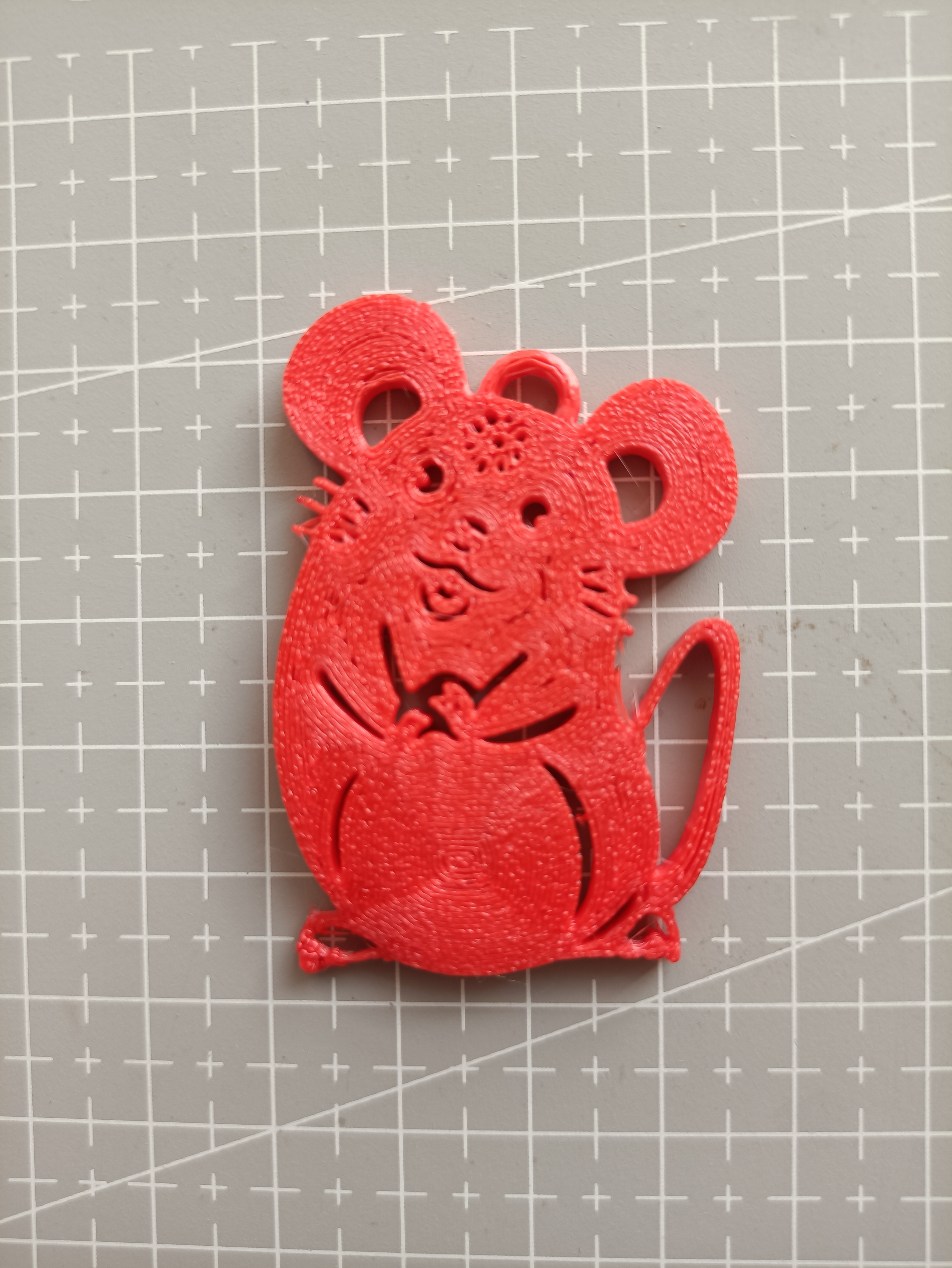 keychain-rat 3D print model - Mito3D