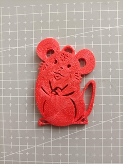 keychain rat 3d print model - Mito3D