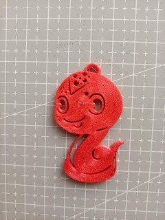 keychain snake 3d print model - Mito3D