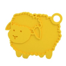 keychain keyring easter lamb sheep 3d print model - Mito3D