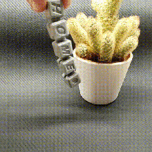 llavero artilugio flexi llave Arte plastico flexible juguete dekor joyería herramienta 3d print model - Mito3D