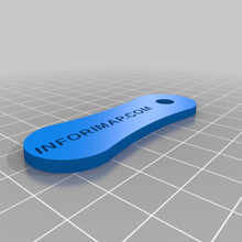 keychain2 personalizado artículos doméstico 3d print model - Mito3D