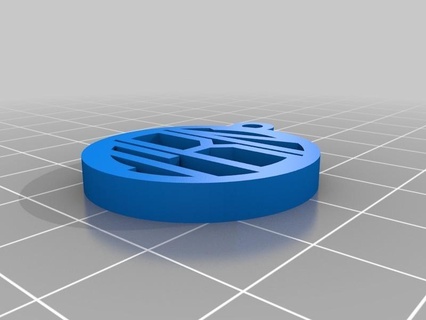 keychain customized jewelry 3d print model - Mito3D