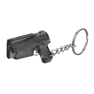 keychain - 10mm pistol fallout 4 printable 3d model stl files digital toy craft diy gun cannon cosplay video game skin 10 mm 3d print model - Mito3D
