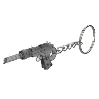 keychain - absatz-2 atomic heart printable 3d model stl file digital cosplay craft gun weapon pistol video blaster machine absatz 3d print model - Mito3D