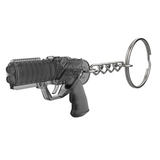 keychain - agent k's pistol blade runner printable 3d model stl files digital toy diy gun cosplay video blaster officer k constant 2049 3d print model - Mito3D