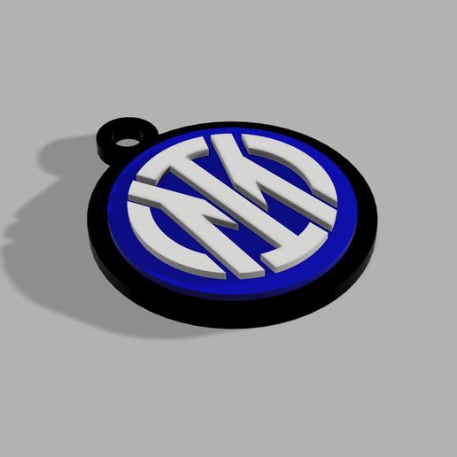 Schlüsselbund fc inter 3D print model - Mito3D