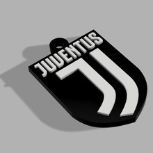 porte clés Juventus 3d print model - Mito3D