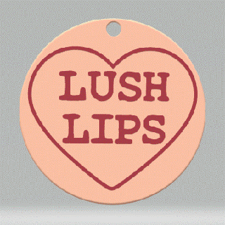 keychain - love heart sweetie lush lips valentine sweet london candy key ring keyring keys 3d print model - Mito3D