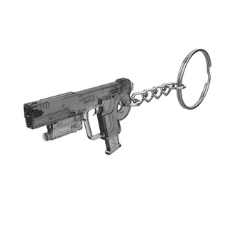 keychain - m6c socom halo printable 3d model stl files digital cosplay diy gun weapon pistol odst master chief m6s m6 3d print model - Mito3D