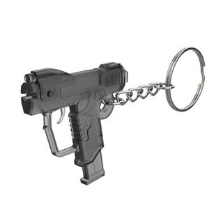 keychain - m6d magnum halo printable 3d model stl files digital cosplay diy gun weapon pistol game m6 reach odst battle master chief 3d print model - Mito3D