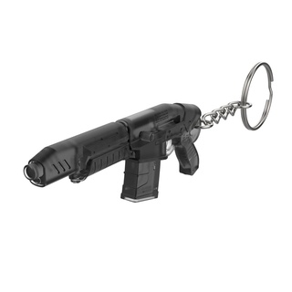 porte clés militaire écrasé cyberpunk 2077 imprimable 3d modèle stl dossiers numérique DIY arme pistolet vidéo Jeu blaster militech broyeur cyber punk 3d print model - Mito3D