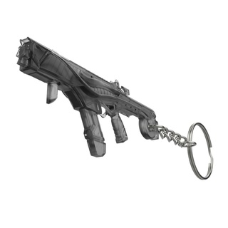 keychain - r-99 cutting edge apex printable 3d model stl files digital cosplay craft diy gun weapon pistol video game legends rifle r99 3d print model - Mito3D
