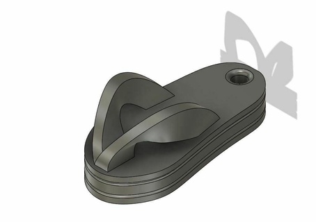 chaveiro chinelo 3d print model - Mito3D