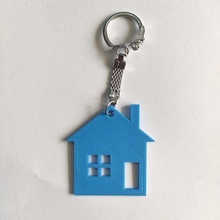 keychain - holder house key household 3d print model - Mito3D