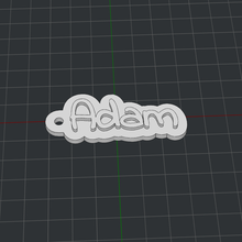 keychain adam 3d print model - Mito3D