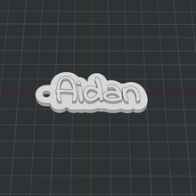 anahtarlık Aidan 3d print model - Mito3D