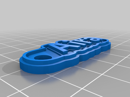 llavero aire rápido personalizado llaveros joyería joya llaves 3d print model - Mito3D