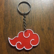 anahtarlık Akatsuki bulut renkli moda anahtar yüzük Naruto 3d print model - Mito3D