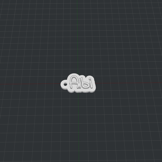 keychain albi 3D print model - Mito3D