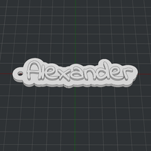 anahtarlık Alexander 3d print model - Mito3D