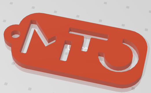 portachiavi alfa romeo Mito 3d print model - Mito3D