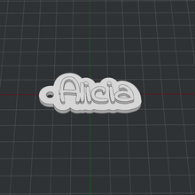 anahtarlık Alicia 3d print model - Mito3D