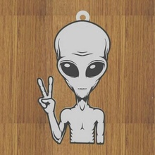 keychain alien keychain alien