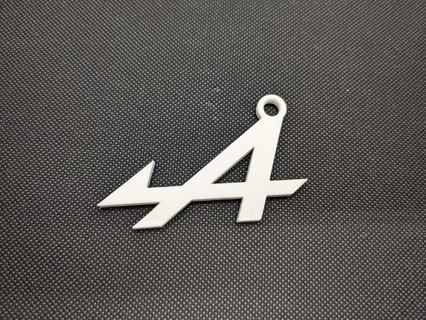 keychain alpine logo Gadget renault clio rs megane williams a110 gt3 gt gt4 key ring 3d print model - Mito3D