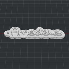 chaveiro Amadeus 3d print model - Mito3D