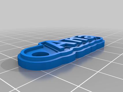 llavero ana rápido personalizado llaveros joyería joya llaves 3d print model - Mito3D