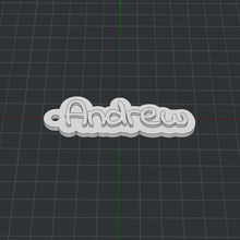 keychain andrew 3d print model - Mito3D