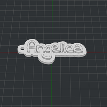 keychain angelica 3d print model - Mito3D