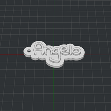 keychain angelo 3d print model - Mito3D