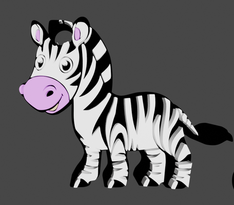 portachiavi animali llavero animales zebra coccodrillo delfin delfino elefante hipopotamo ippopotamo leon leone pappagallo mono scimmia oveja pecore serpente tigre tortuga 3d print model - Mito3D