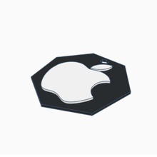 keychain apple 3d print model - Mito3D