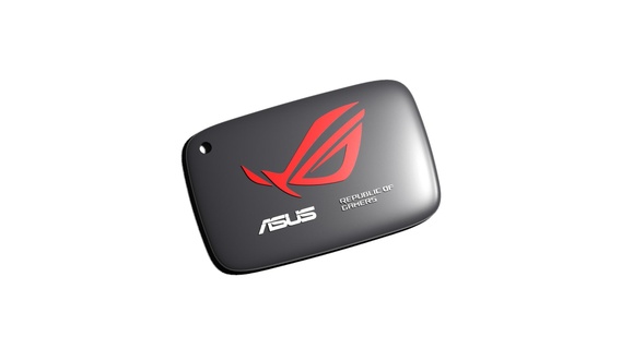 chaveiro Asus prato rog republicar gamers flexi carro chave acessórios gpu pc 3d print model - Mito3D