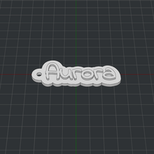 keychain aurora 3d print model - Mito3D